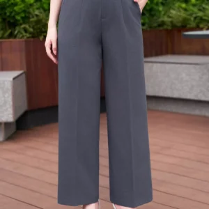 Quần suông cạp cách điệu LUPERI