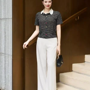 Áo Polo Luperi cổ sen len lạnh