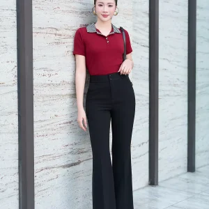 Quần ống loe LUPERI cạp cao thanh lịch