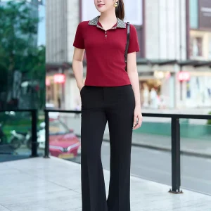 Quần ống loe LUPERI cạp cao thanh lịch