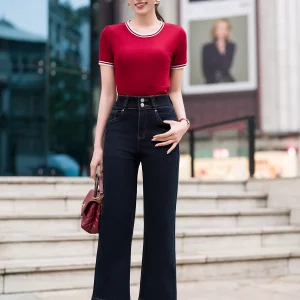 Áo phông LUPERI cổ tròn bo viền trẻ trung năng động