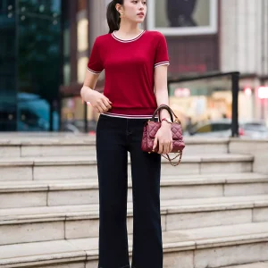 Áo phông LUPERI cổ tròn bo viền trẻ trung năng động