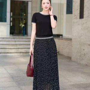 Áo phông LUPERI cổ tròn bo viền trẻ trung năng động