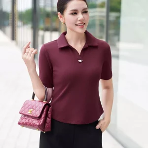 Áo Polo LUPERI LU5PL15 cổ trụ đính phụ kiện khỏe khoắn trẻ trung Cotton Flannel