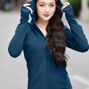 Áo chống nắng Luperi dáng ngắn thoáng mát chống UV