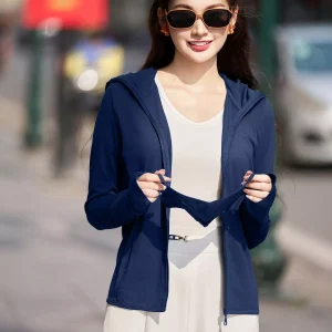 Áo chống nắng Luperi dáng ngắn thoáng mát chống UV