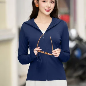 Áo chống nắng Luperi dáng ngắn thoáng mát chống UV