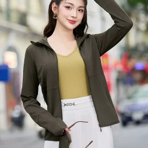 Áo chống nắng Luperi dáng ngắn thoáng mát chống UV