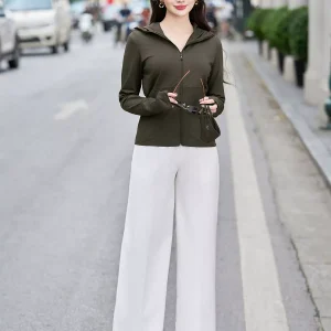 Áo chống nắng Luperi dáng ngắn thoáng mát chống UV