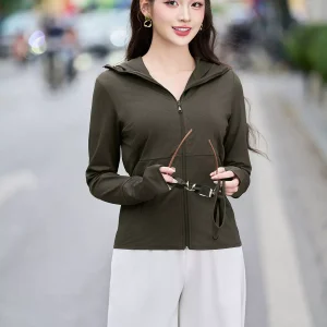 Áo chống nắng Luperi dáng ngắn thoáng mát chống UV