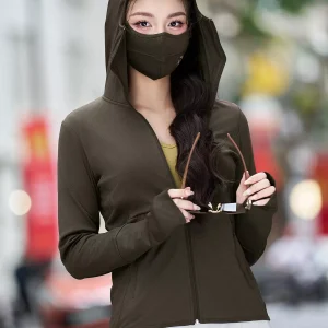 Áo chống nắng Luperi dáng ngắn thoáng mát chống UV