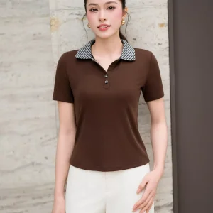 Áo Polo LUPERI cổ kẻ trẻ trung mềm mại thoáng mát LU6PL02