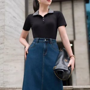 Áo Polo LUPERI cổ kẻ trẻ trung mềm mại thoáng mát LU6PL02